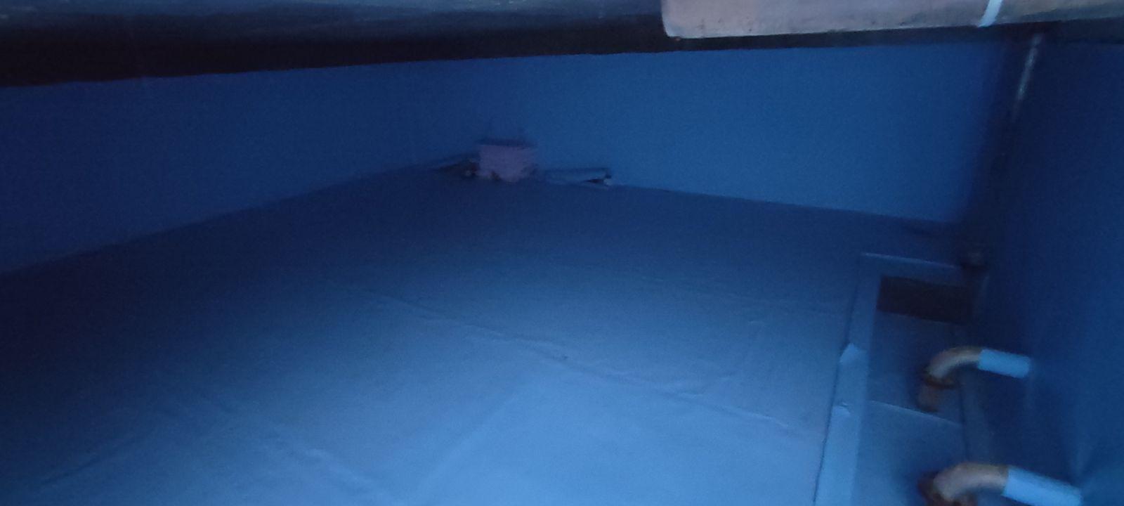 Membrană PVC pe atic, detaliu